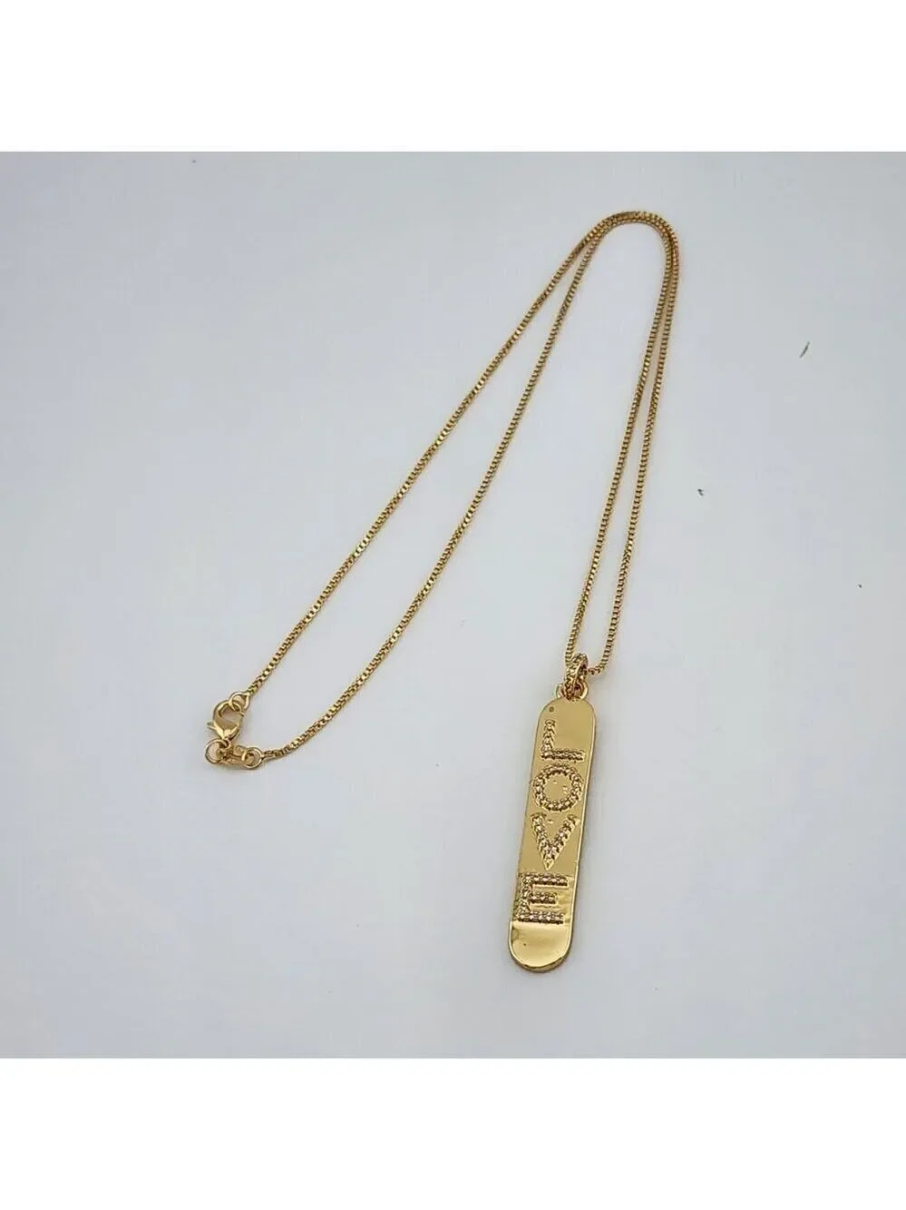 Brand New LOVE box Necklace